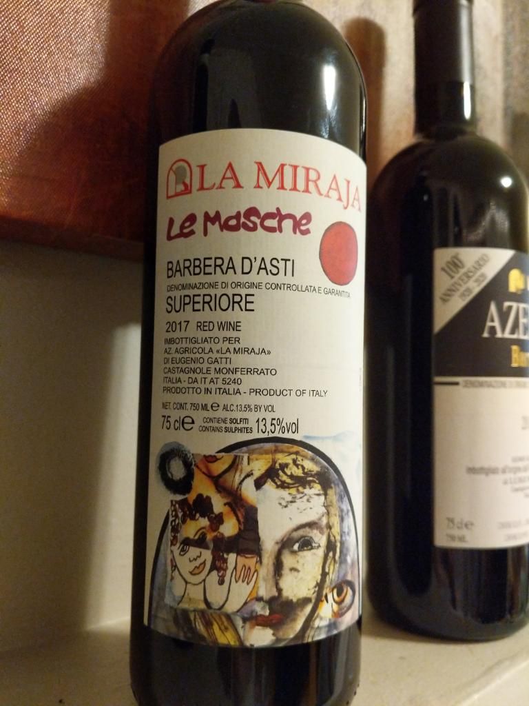 2017 La Miraja Barbera D Asti Superiore Le Masche Italy Piedmont