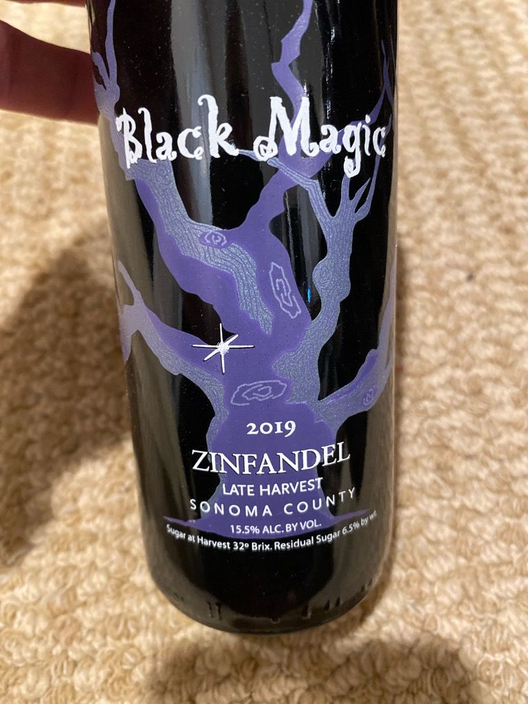 2019 Carol Shelton Wines Zinfandel Black Magic Late Harvest USA