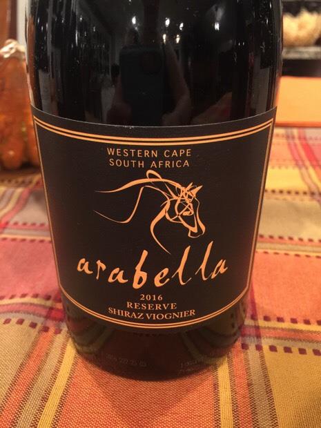 2016 Arabella Reserve Shiraz Viognier South Africa Western Cape