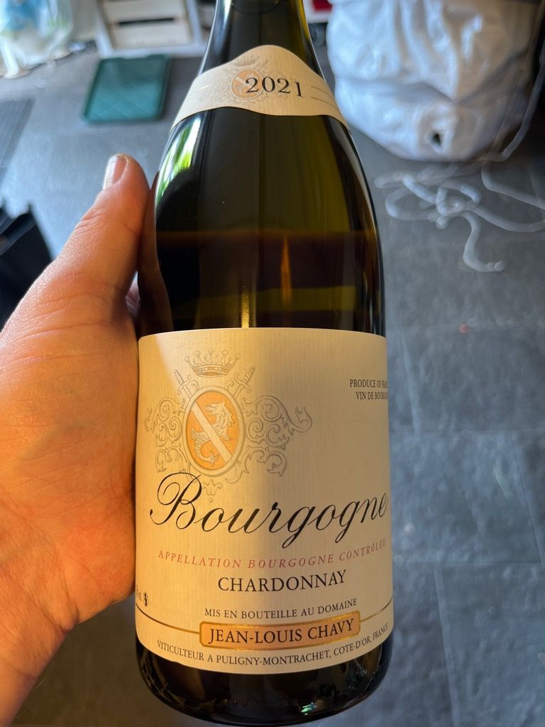 2021 Jean Louis Chavy Bourgogne Blanc France Burgundy Bourgogne