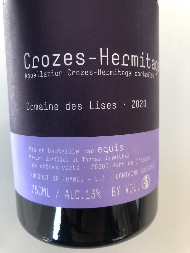 Domaine Des Lises Crozes Hermitage Vignes Franches France Rh Ne