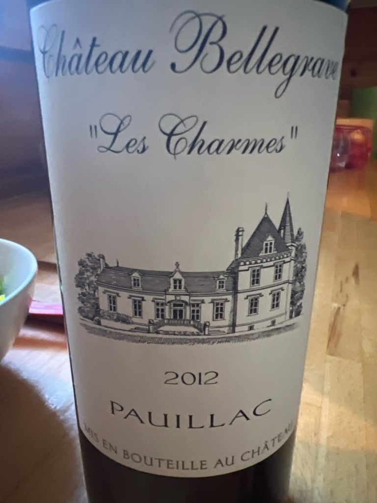 2013 Château Bellegrave Pauillac Les Charmes France Bordeaux Médoc