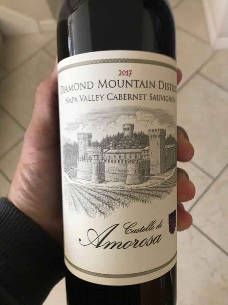 2017 Castello Di Amorosa Cabernet Sauvignon USA California Napa