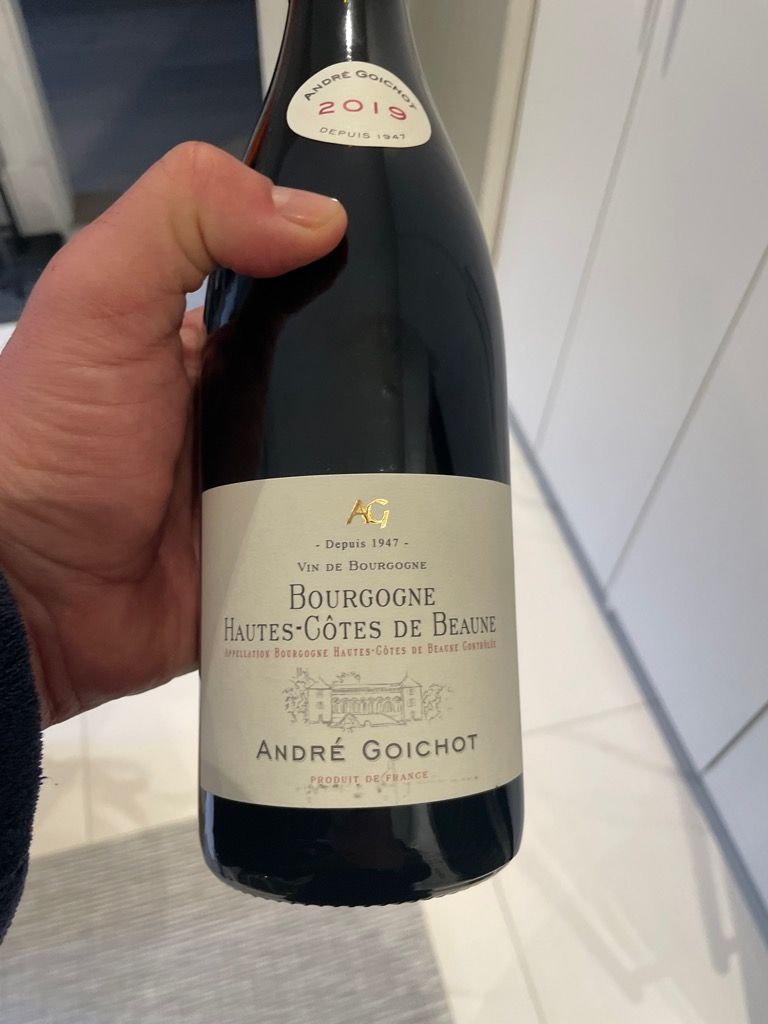 Andre Goichot Bourgogne Hautes C Tes De Beaune Rouge France