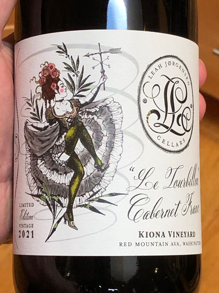 Leah Jorgensen Cellars Cabernet Franc Le Tourbillon Kiona Vineyard