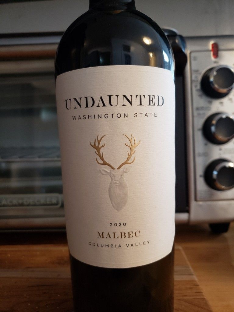 2020 Undaunted Cellars Malbec USA Washington Columbia Valley