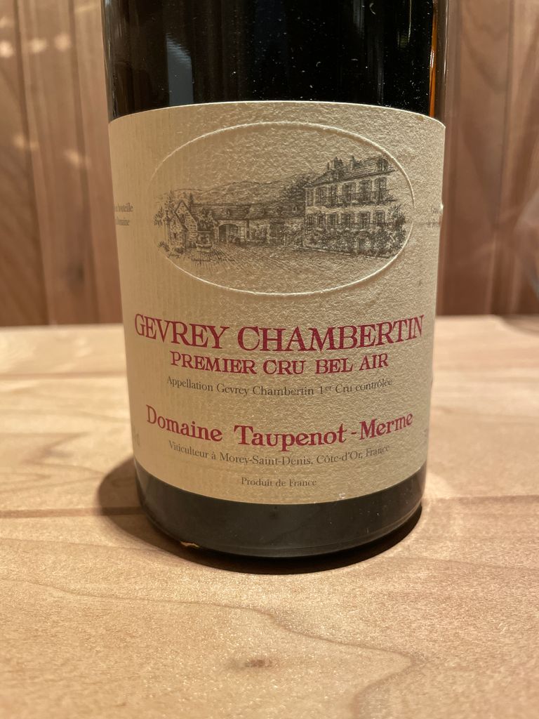 2011 Domaine Taupenot Merme Gevrey Chambertin 1er Cru Bel Air France