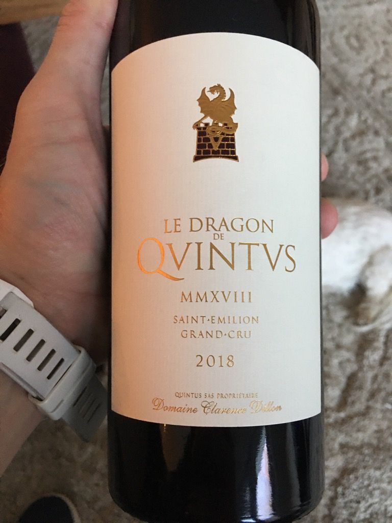 Ch Teau Quintus Le Dragon De Quintus France Bordeaux Libournais