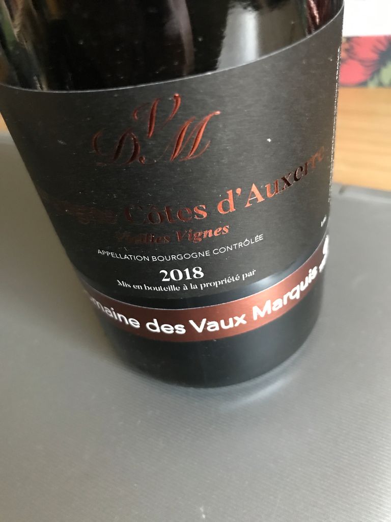 2018 Domaine Sorin de France Bourgogne Côtes d Auxerre Rouge France