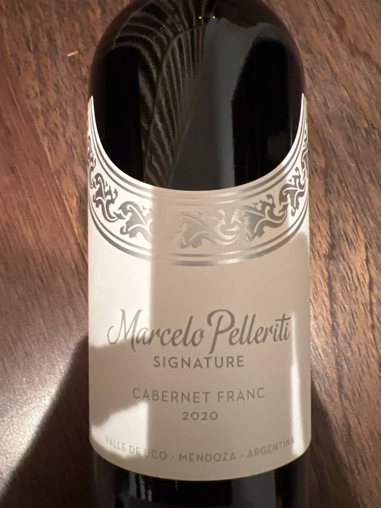 Marcelo Pelleriti Cabernet Franc Signature Argentina Mendoza