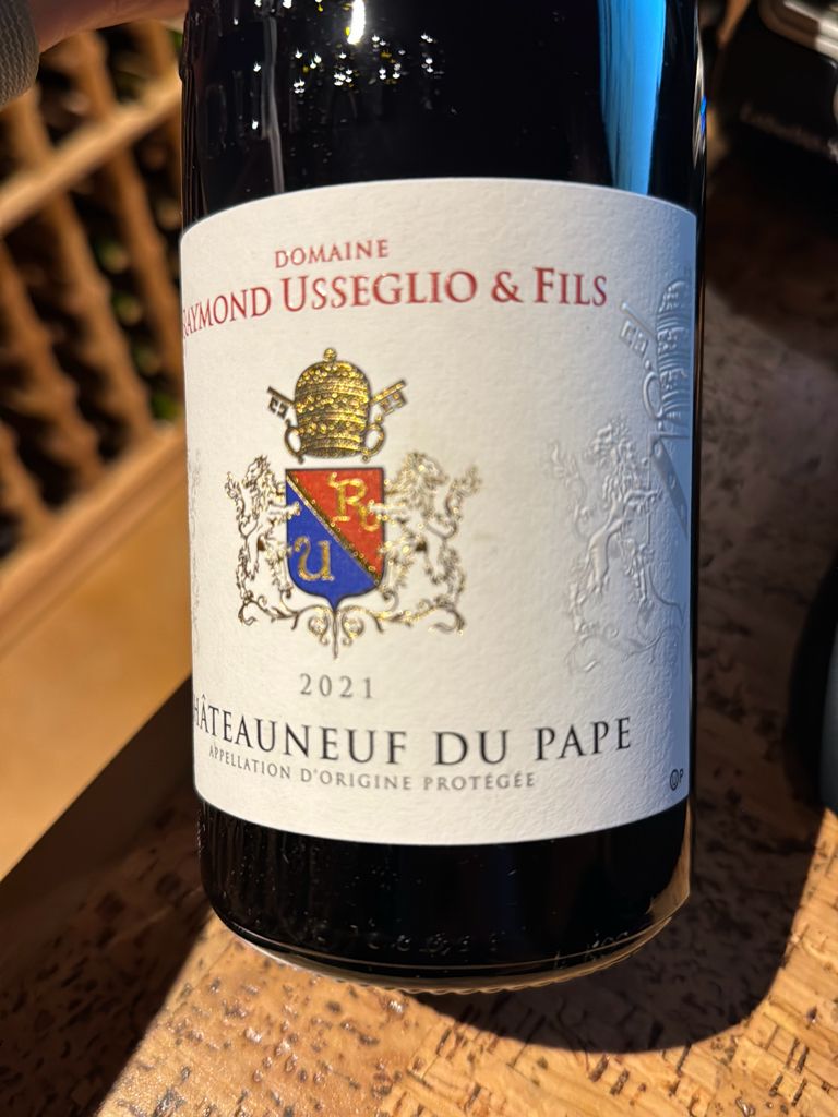 2021 Domaine Raymond Usseglio Fils Châteauneuf du Pape Kosher France