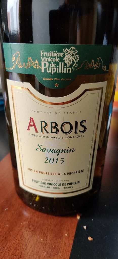 Fruiti Re Vinicole De Pupillin Savagnin France Jura Arbois