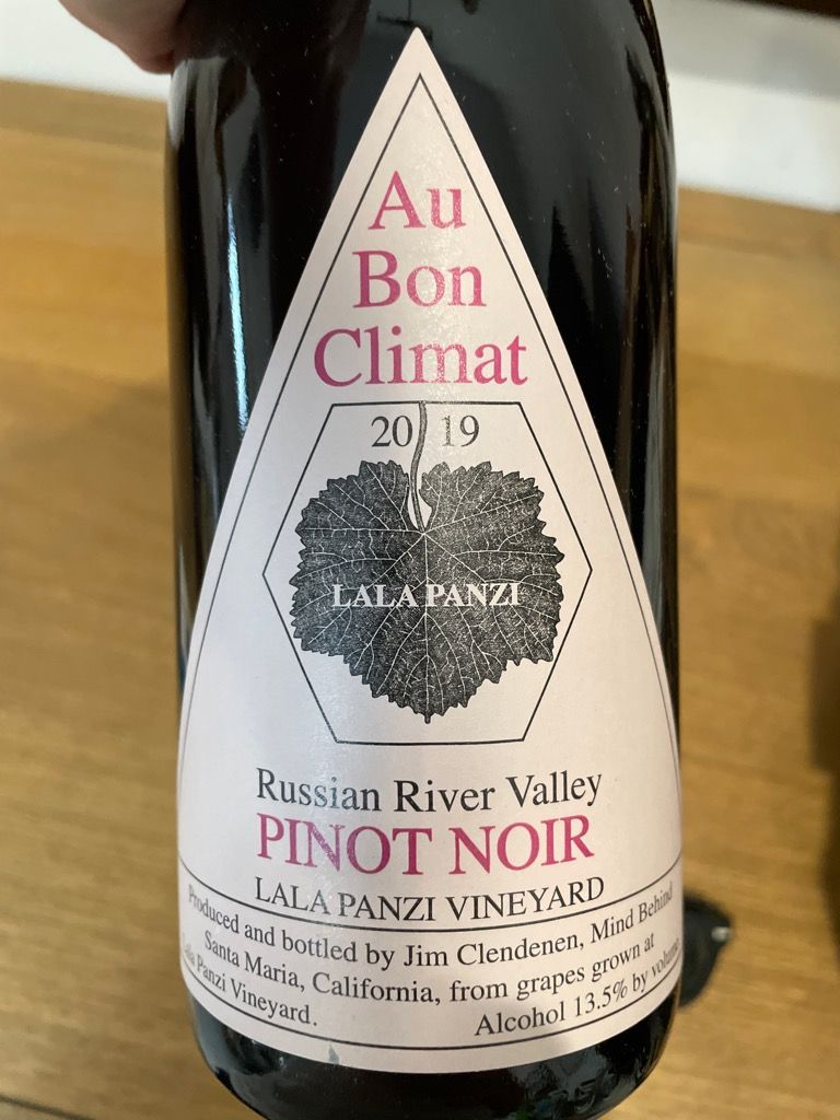 Au Bon Climat Pinot Noir Lala Panzi Estate Russian River Valley