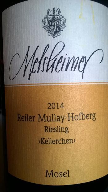 Melsheimer Reiler Mullay Hofberg Riesling Kellerchen Trocken