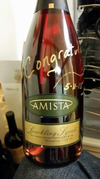 Amista Vineyards Syrah Sparkling Morningsong Vineyards Usa