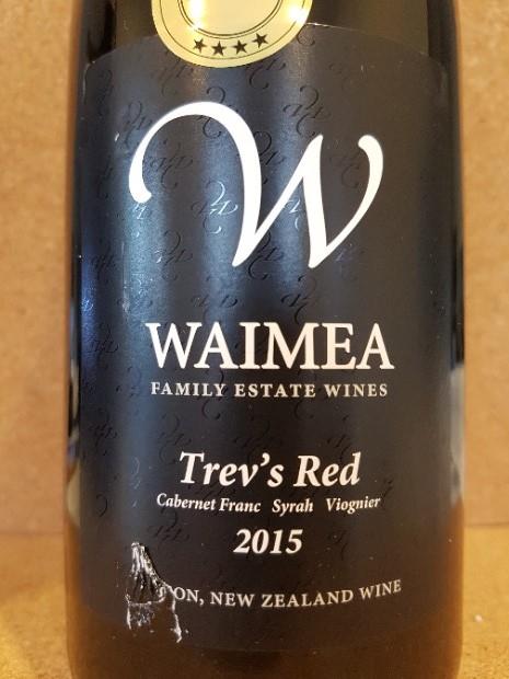 Waimea Estate Trev S Red New Zealand South Island Nelson