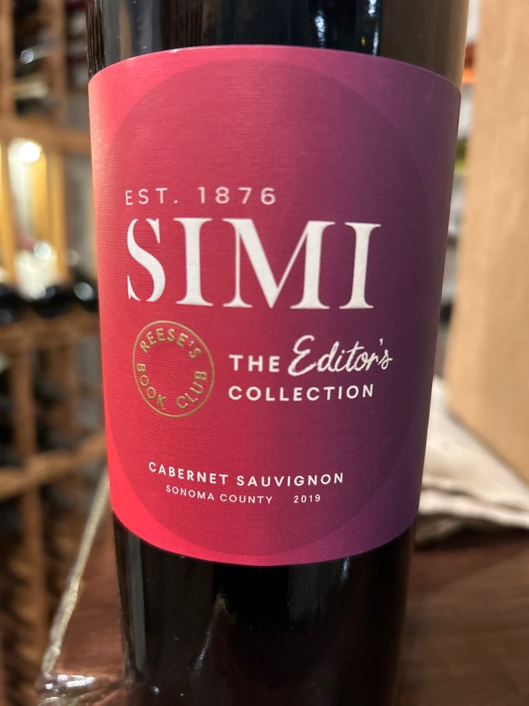 2019 Simi Cabernet Sauvignon The Editor S Collection USA California