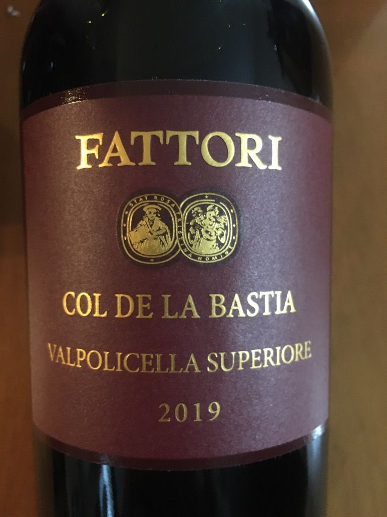 Fattori Valpolicella Superiore Col De La Bastia Italy Veneto