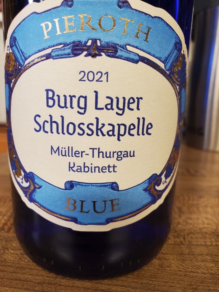 2021 Ferdinand Pieroth Burg-Layer Schloßkapelle Müller-Thurgau