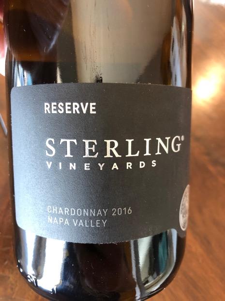 2016 Sterling Vineyards Chardonnay Reserve, USA, California, Napa ...