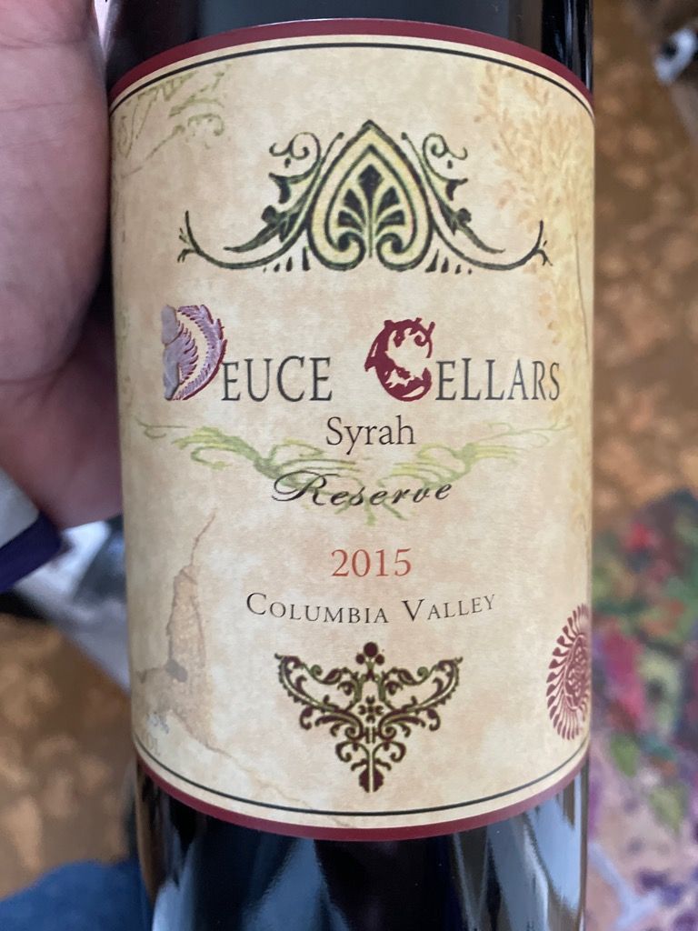 2015 Five Star Cellars Syrah Deuce Cellars Reserve, USA, Washington, Columbia Valley, Walla