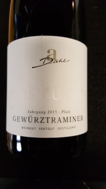 2015 Weingut A Diehl Gewürztraminer, Germany, Pfalz - CellarTracker