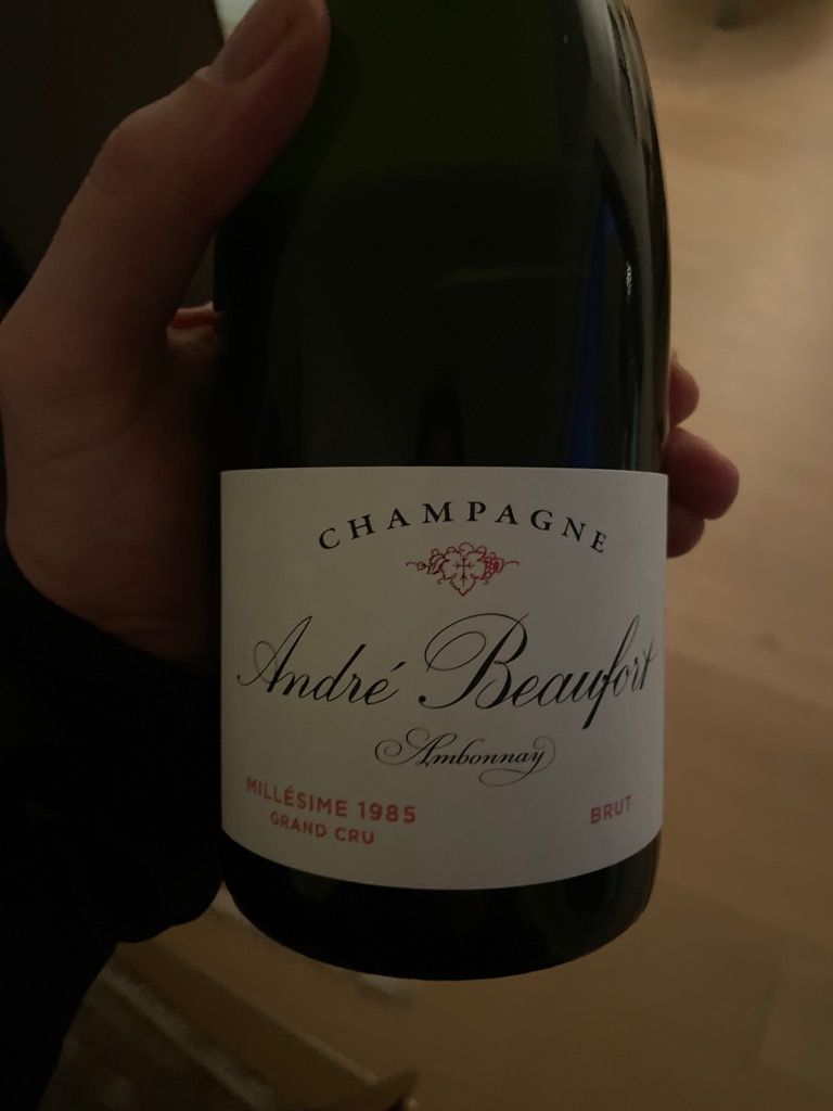Andre Beaufort Ambonnay Rouge 1985 1999 André Beaufort Coteaux