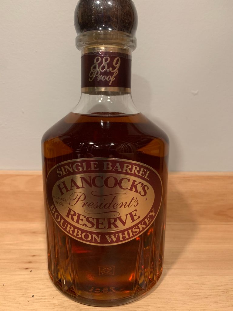 N.V. Buffalo Trace Hancock's President's Reserve 88.9 proof - CellarTracker