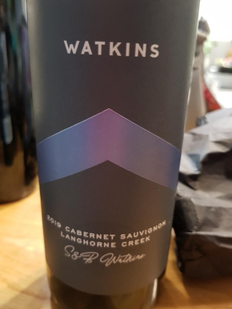 2019 Watkins Cabernet Sauvignon Australia South Australia Fleurieu