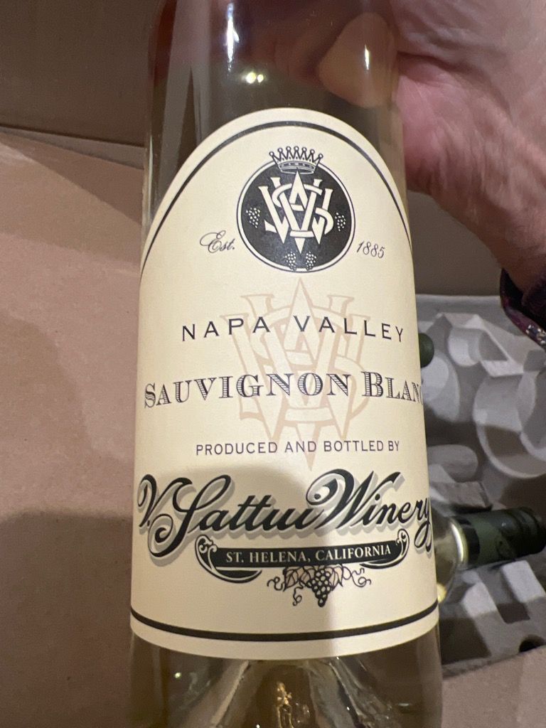 2021 V. Sattui Winery Sauvignon Blanc Family Napa Valley, USA ...