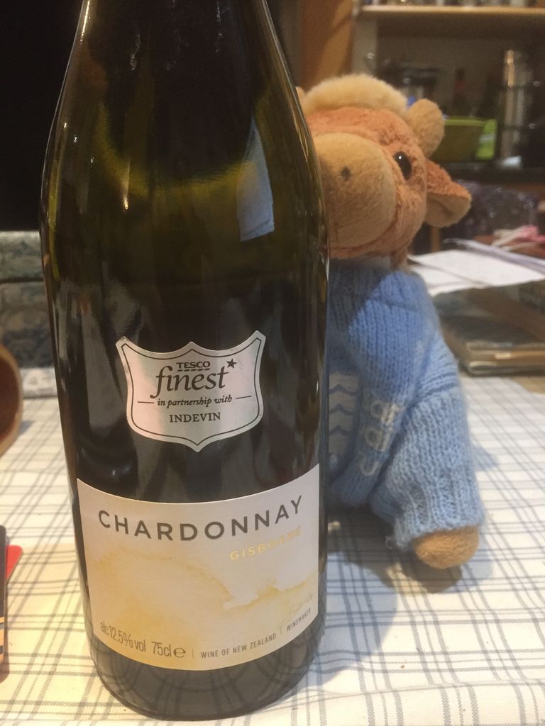2019 Indevin Partners Ltd Chardonnay Tesco Finest Gisborne Chardonnay, New Zealand, North Island