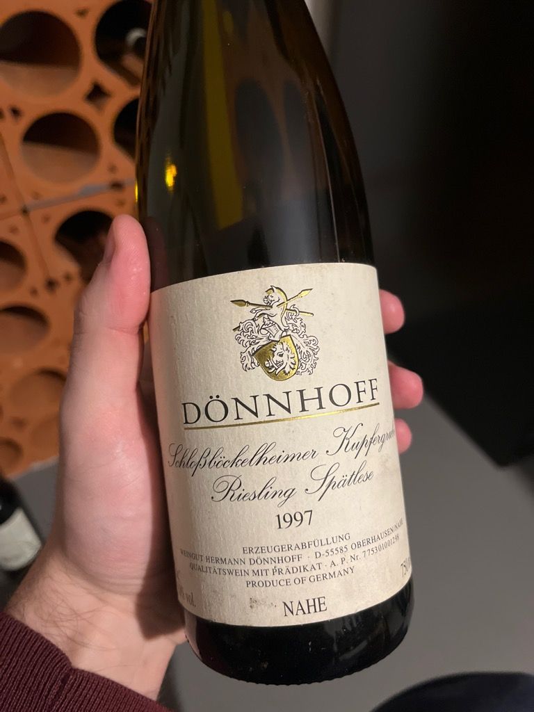 2007 Dönnhoff Schloßböckelheimer Kupfergrube Riesling Spätlese