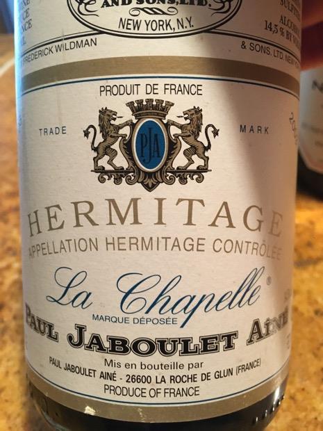 2003 Paul Jaboulet Aîné Hermitage La Chapelle - CellarTracker