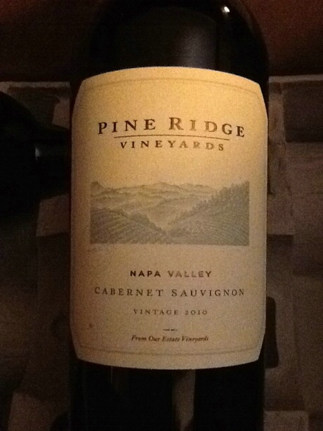 2010 Pine Ridge Vineyards Cabernet Sauvignon Napa Valley ...