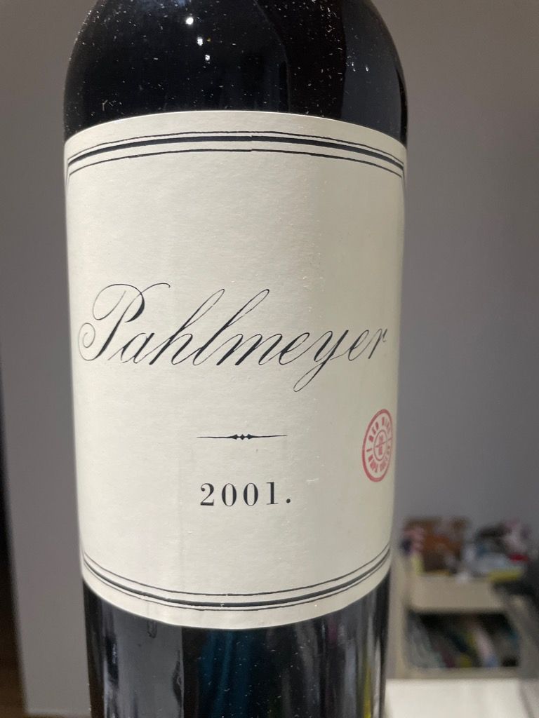 2001 Pahlmeyer Proprietary Red - CellarTracker