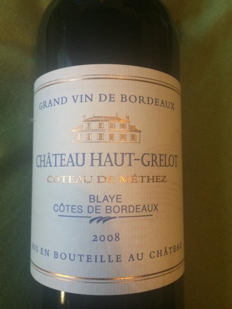 03 Chateau Haut Grelot Blaye Cotes De Bordeaux Coteaux De Methez France Bordeaux Blaye Cotes De Bordeaux Cellartracker