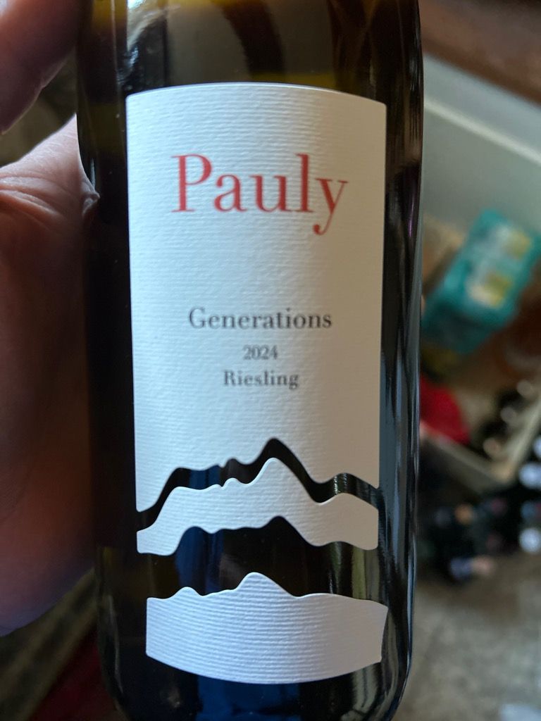 2024 Axel Pauly Riesling Generations, Germany, Mosel Saar Ruwer ...