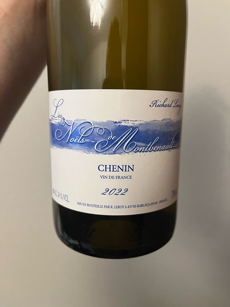 2022 Richard Leroy Chenin Les Noëls de Montbenault - CellarTracker