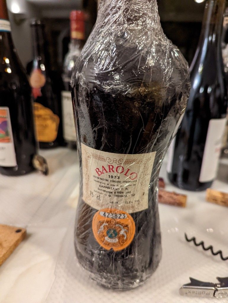 1973 Cappellano Barolo Troglia - CellarTracker
