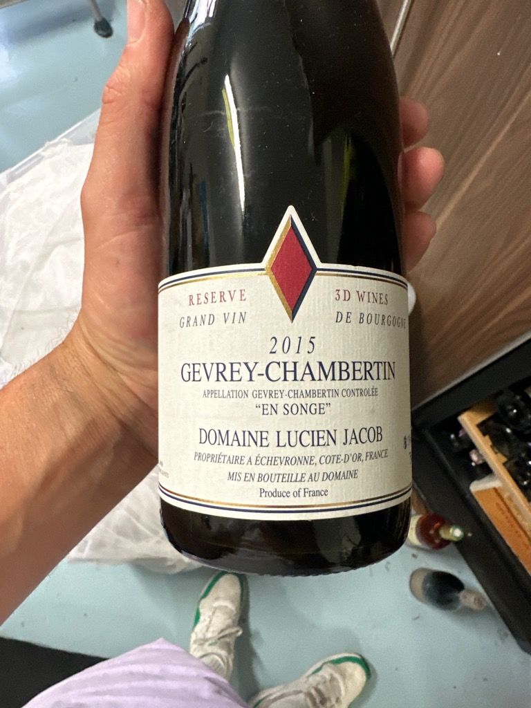 ワイン Domaine Lucien Jacob Gevrey-Chambertin 2015 Domaine Lucien Jacob Gevrey-Chambertin - CellarTracker