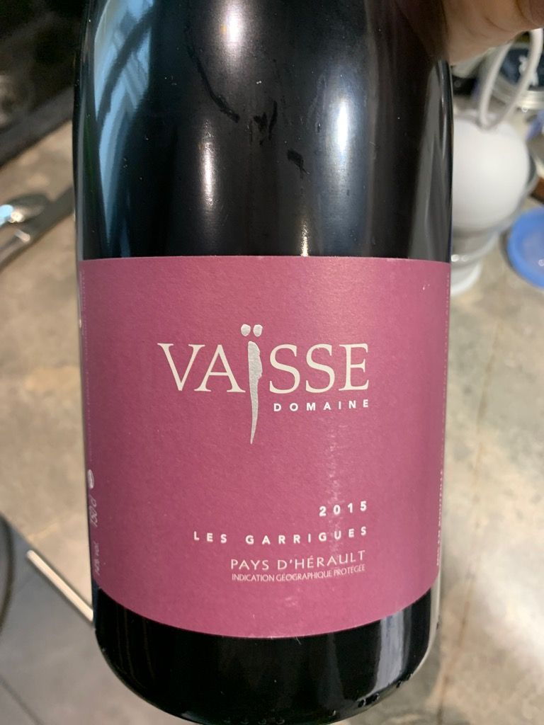 2018 Domaine Pierre Vaïsse Vin de Pays de l'Hérault Les Garrigues
