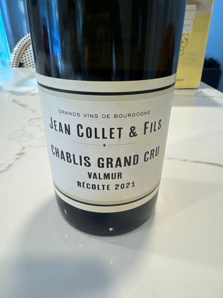 ワイン Jean Collet &Fils Chablis Grand Cru 2021 2021 Domaine Jean Collet & Fils Chablis Grand Cru Valmur