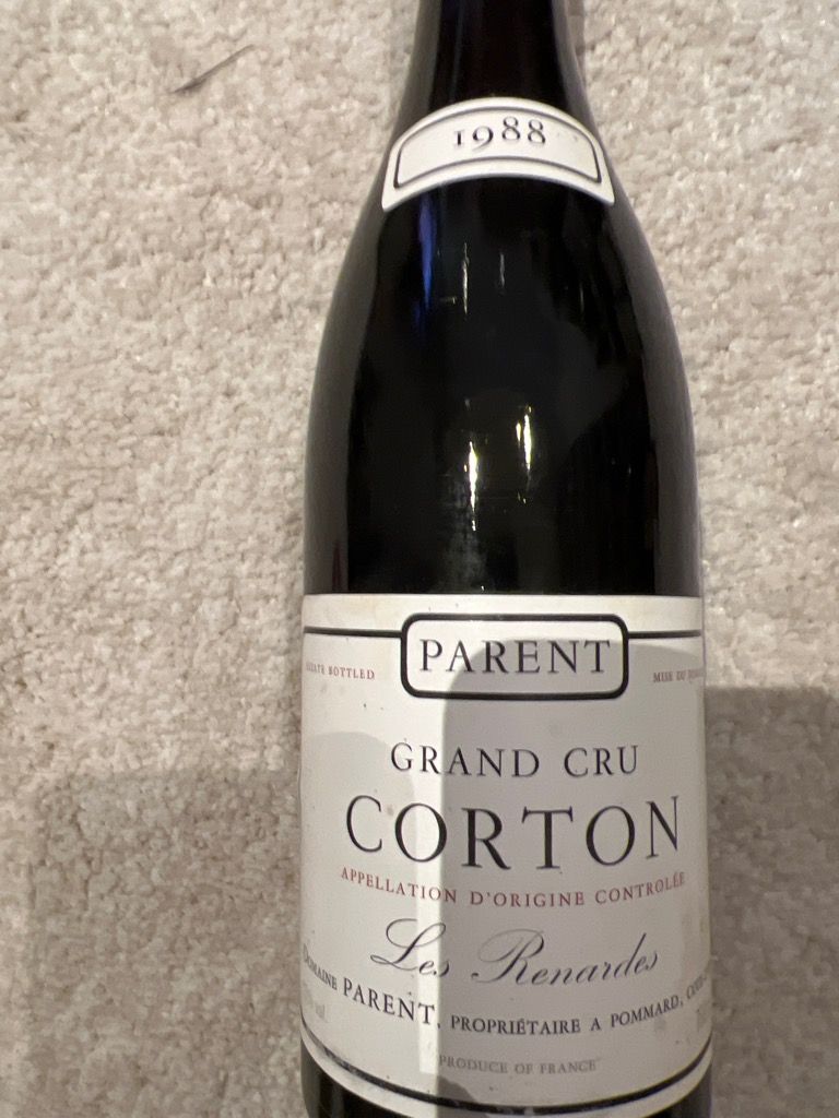 2019 Domaine Parent Corton-Renardes - CellarTracker