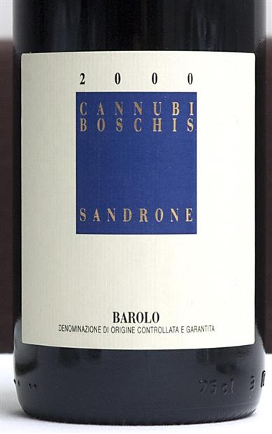 2000 Luciano Sandrone Barolo Cannubi Boschis - CellarTracker