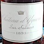1893 Château d'Yquem - CellarTracker