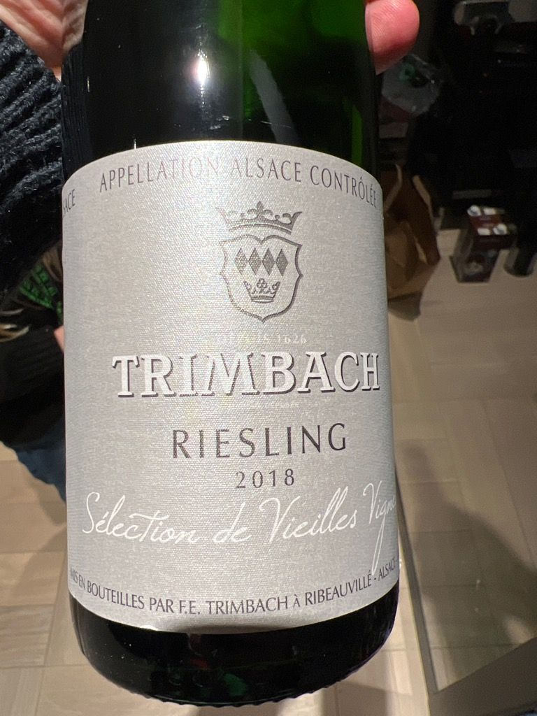 2018 Trimbach Riesling Sélection Vieilles Vignes, France, Alsace ...