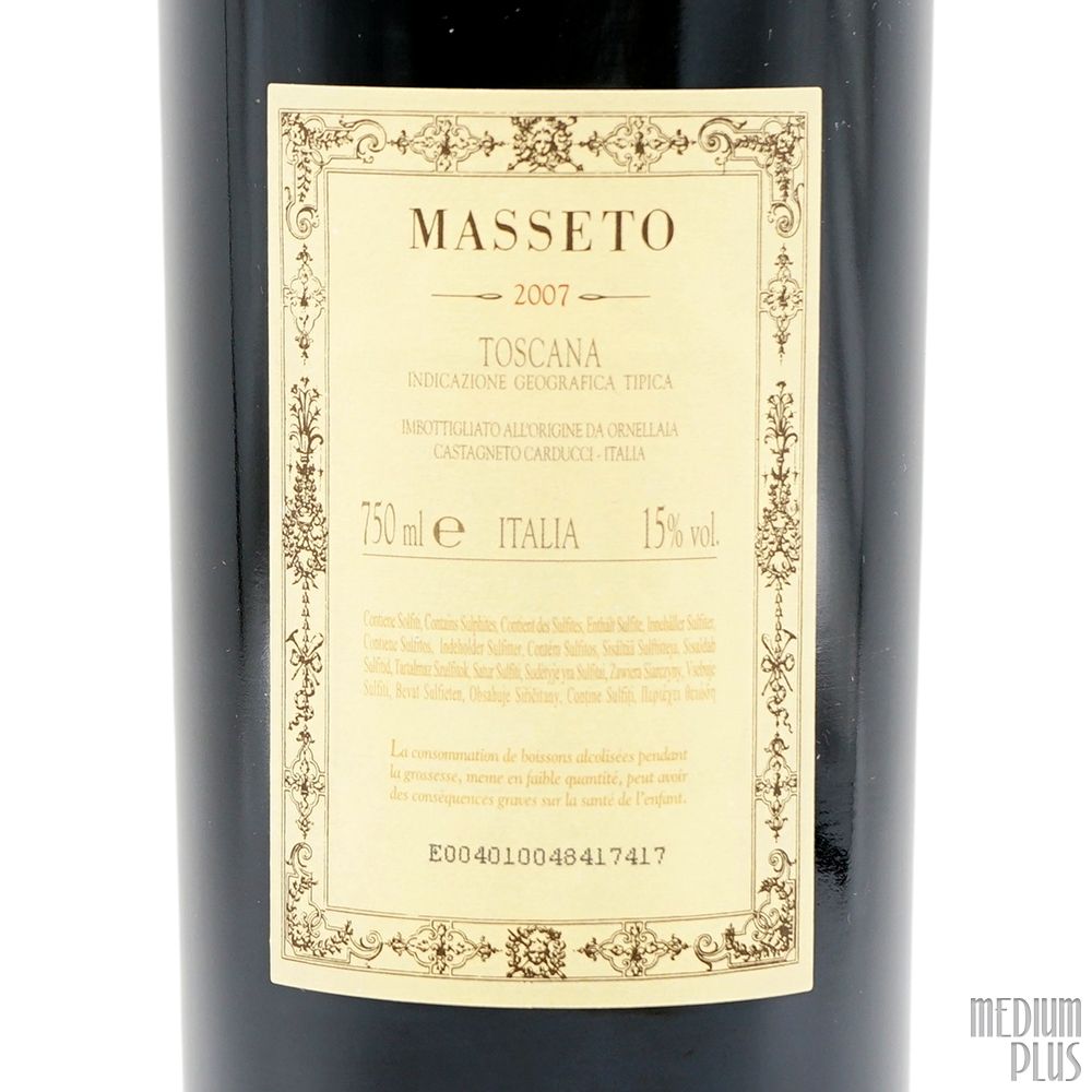 2007 Tenuta dell'Ornellaia Masseto Toscana IGT - CellarTracker