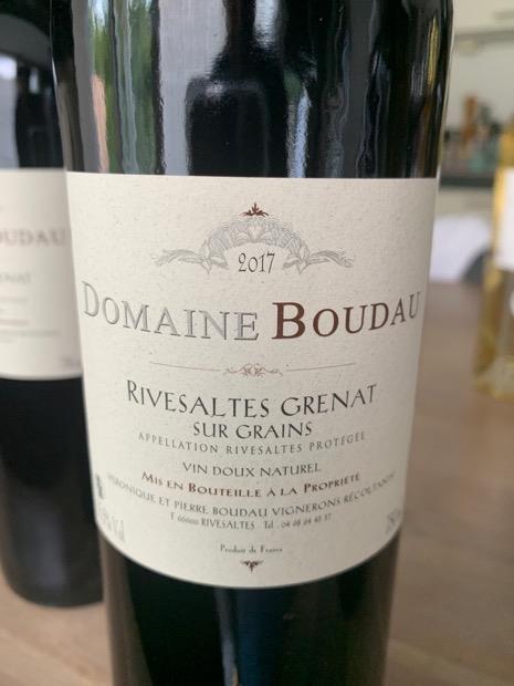 2017 Domaine Boudau Rivesaltes Grenat Sur Grains, France, Languedoc ...