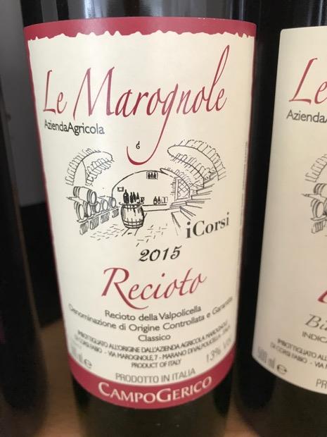 2013 Azienda Agricola Le Marognole Recioto della Valpolicella Classico ...