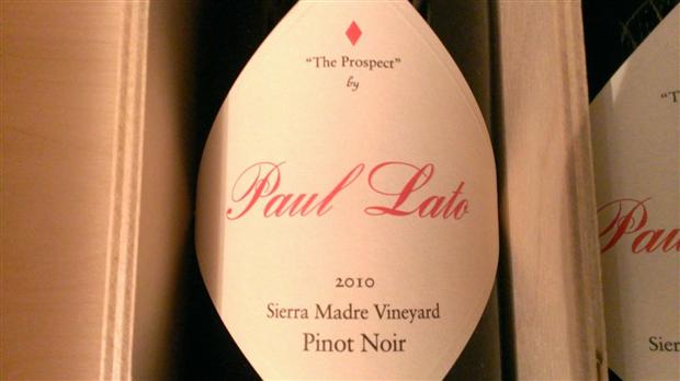 2014 Paul Lato Pinot Noir The Prospect Sierra Madre Vineyard